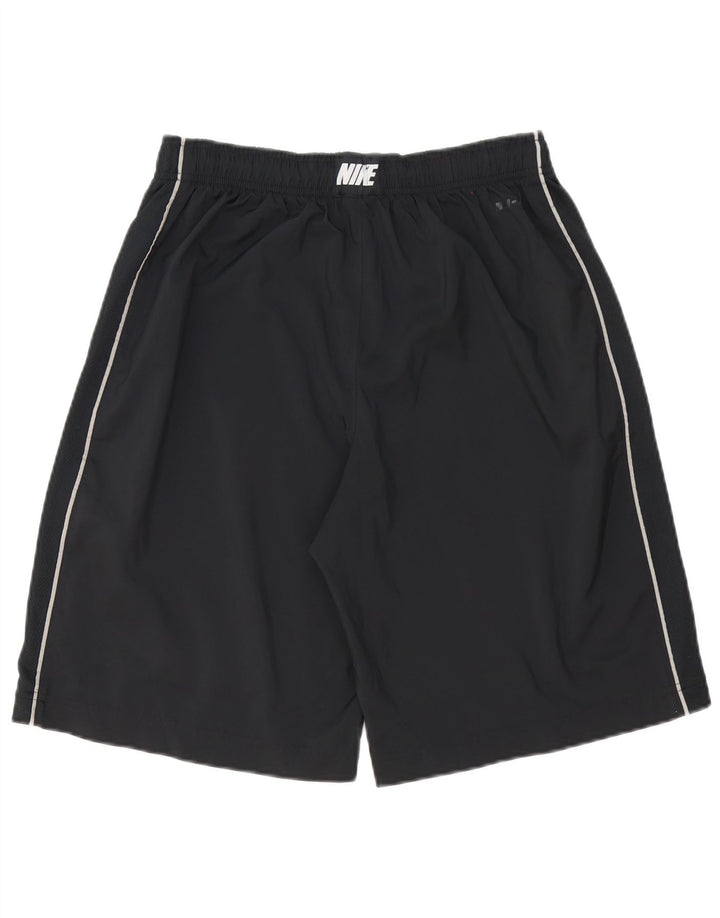 Мужские спортивные шорты Nike Dri Fit, средний черный полиэстер
