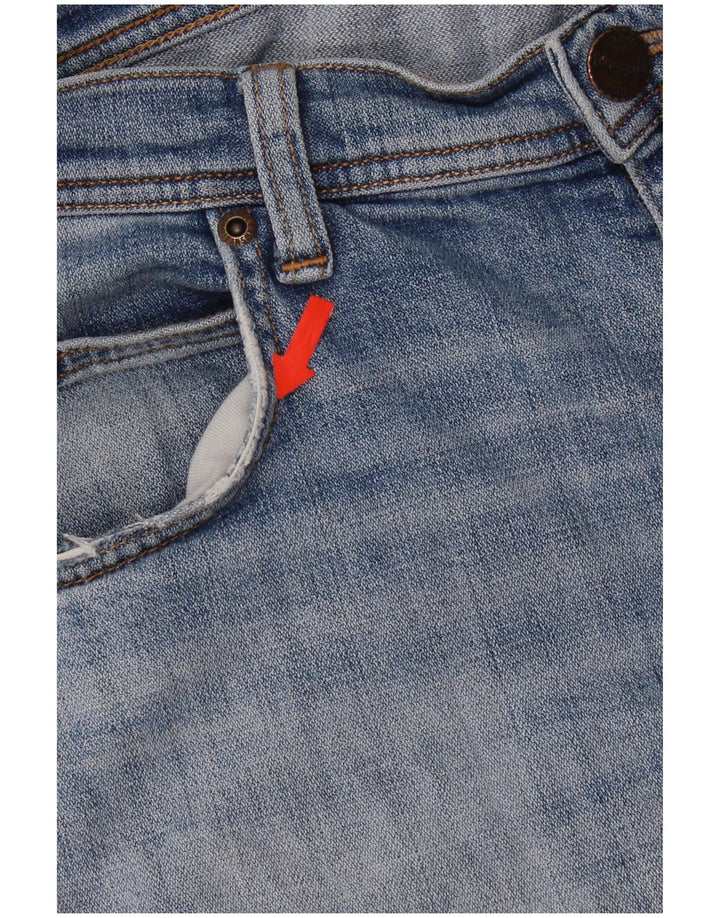Мужские джинсовые шорты Wrangler W34, большие синие, хлопок