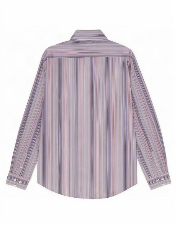 Мужская рубашка Tommy Hilfiger XL из хлопка в синюю полоску