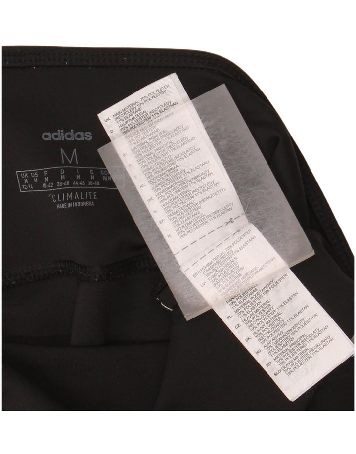 Женские леггинсы ADIDAS Climalite UK 12/14, средний черный полиэстер