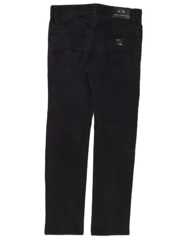 Женские узкие джинсы Armani Exchange W31 L29, черный хлопок