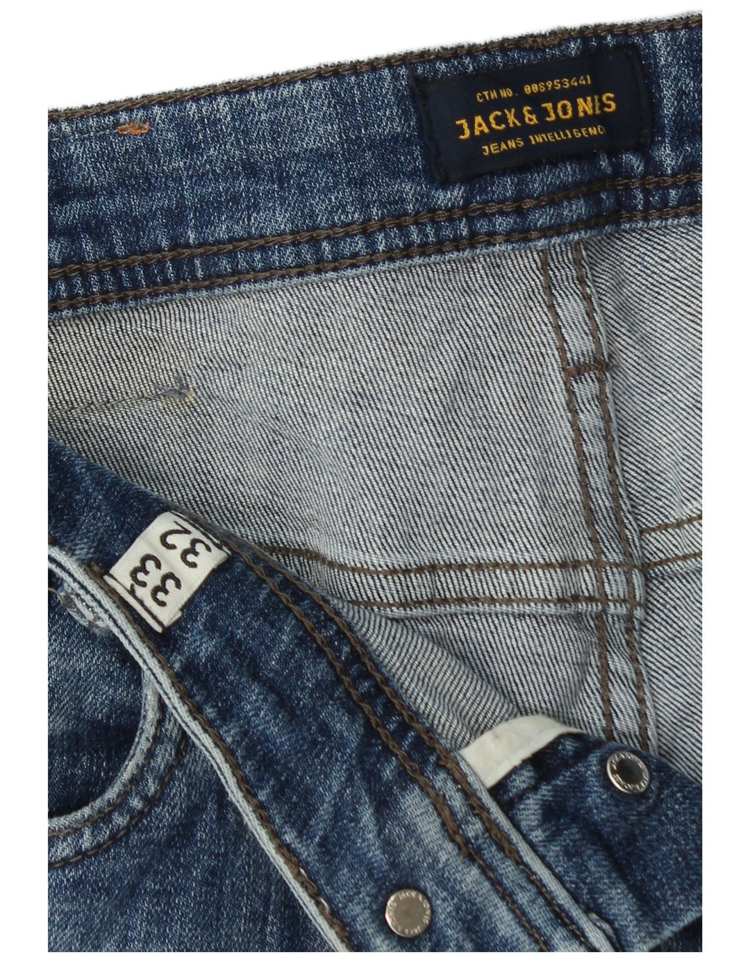 Мужские зауженные джинсы Jack & Jones GLENN W33 L32 синие