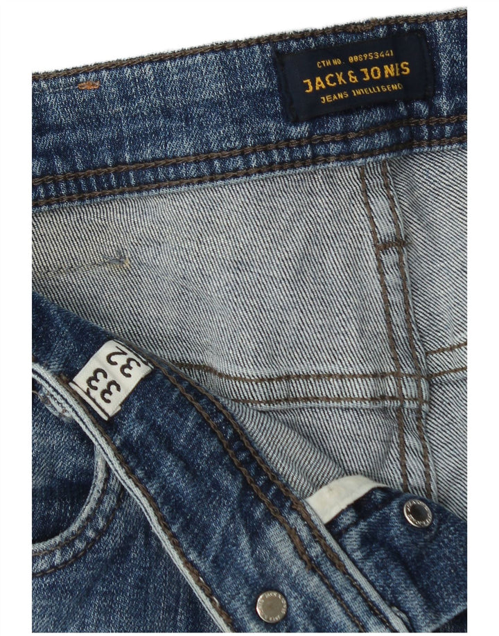 Мужские зауженные джинсы Jack & Jones GLENN W33 L32 синие