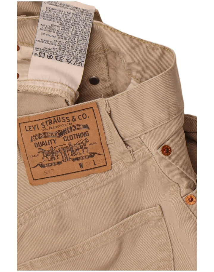 Женские джинсы Levi's 517 Bootcut W28 L32 Бежевые, хлопок