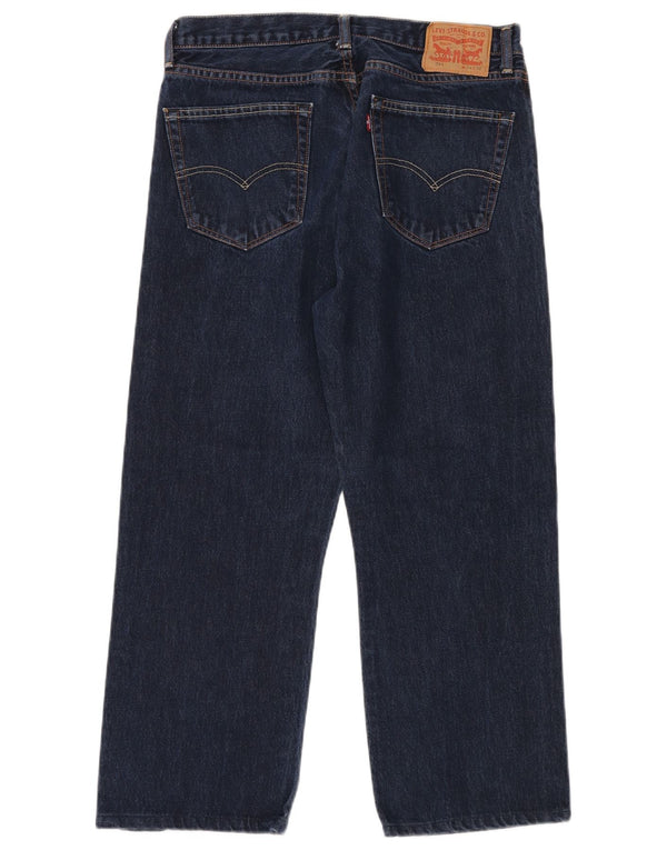 Мужские прямые джинсы LEVI'S 751 W34 L28 Темно-синие, хлопок