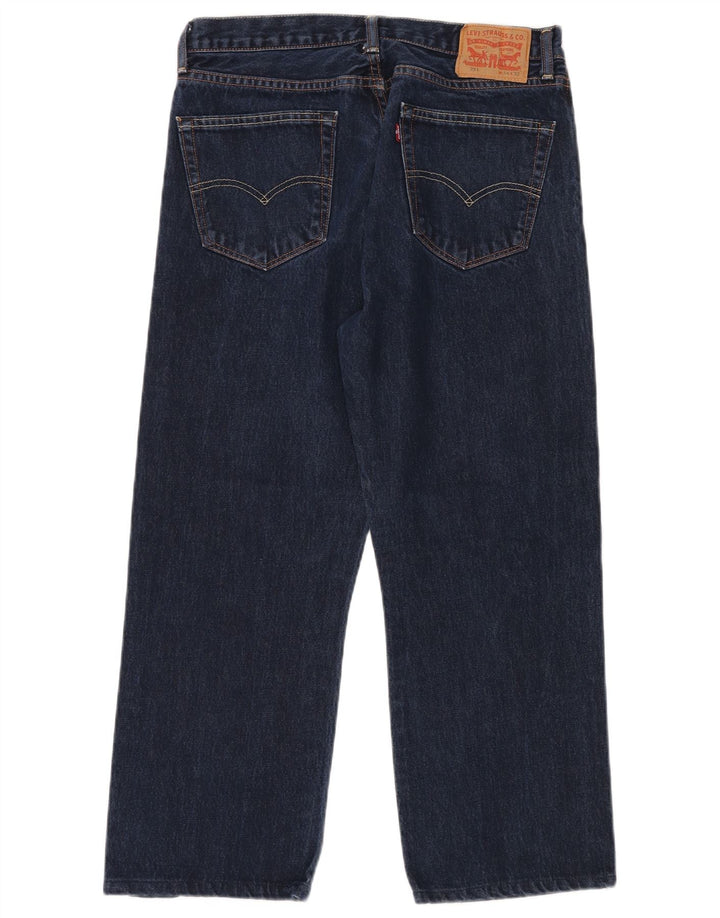 Мужские прямые джинсы LEVI'S 751 W34 L28 Темно-синие, хлопок