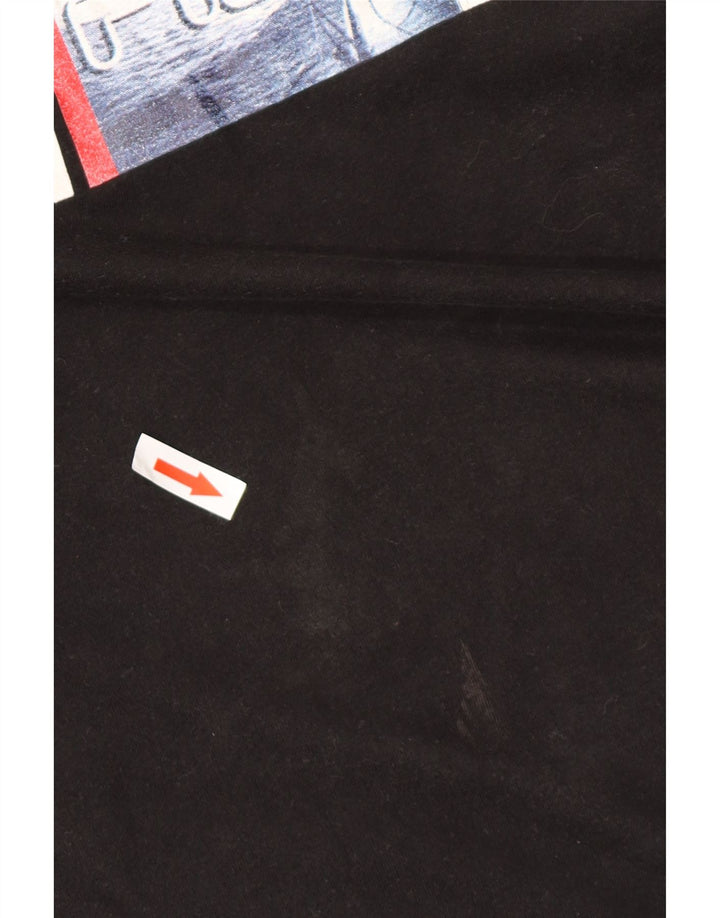 Мужская футболка с рисунком FILA Top XL, черный хлопок