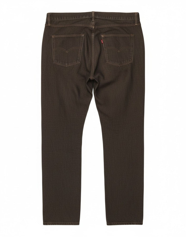 Мужские прямые джинсы Levi's 504 W36 L34 Серые