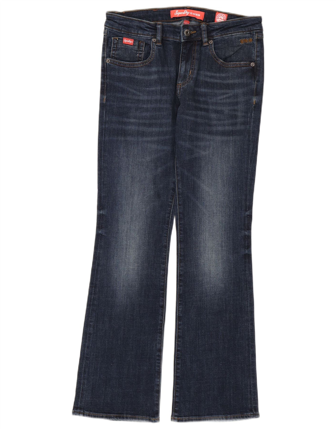 SUPERDRY Женские джинсы Bootcut W28 L30 Синие, хлопок