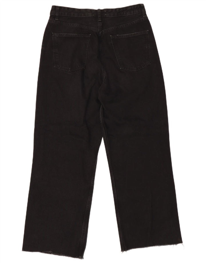 Женские свободные джинсы Zara EU 42, большие W32 L28, черные