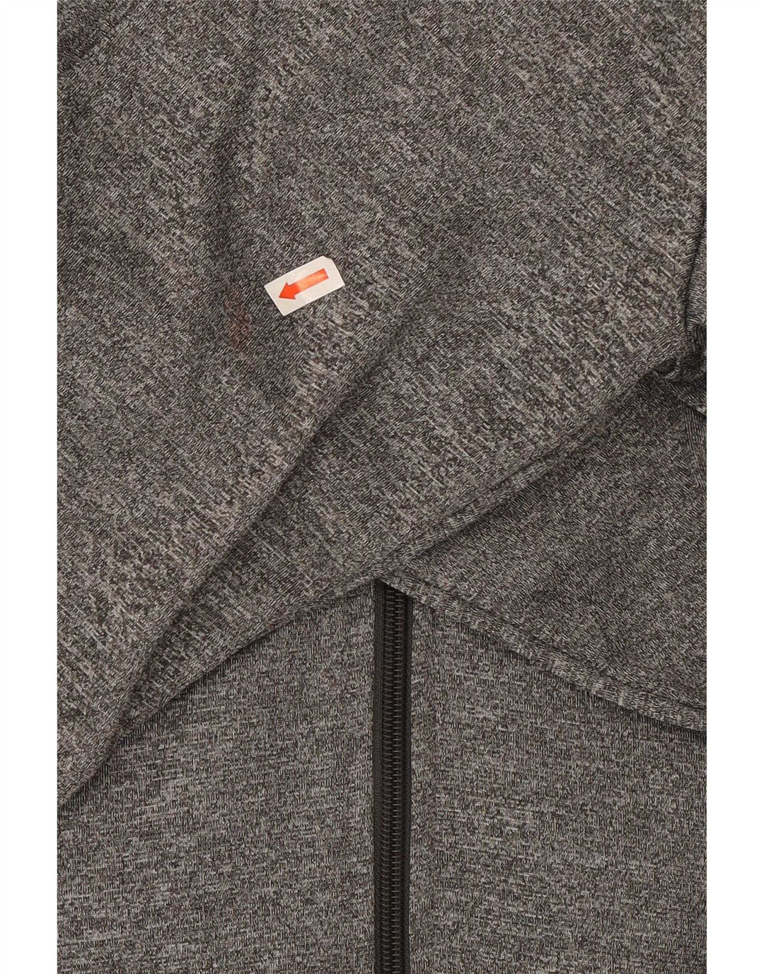 Женский свитер с капюшоном на молнии Ellesse UK 8, маленький серый, полиэстер с цветными блоками