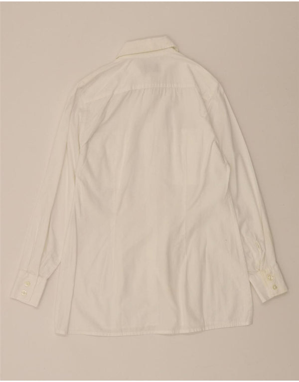 SISLEY Womens Relaxed Elegance Shirt IT 42 Medium White