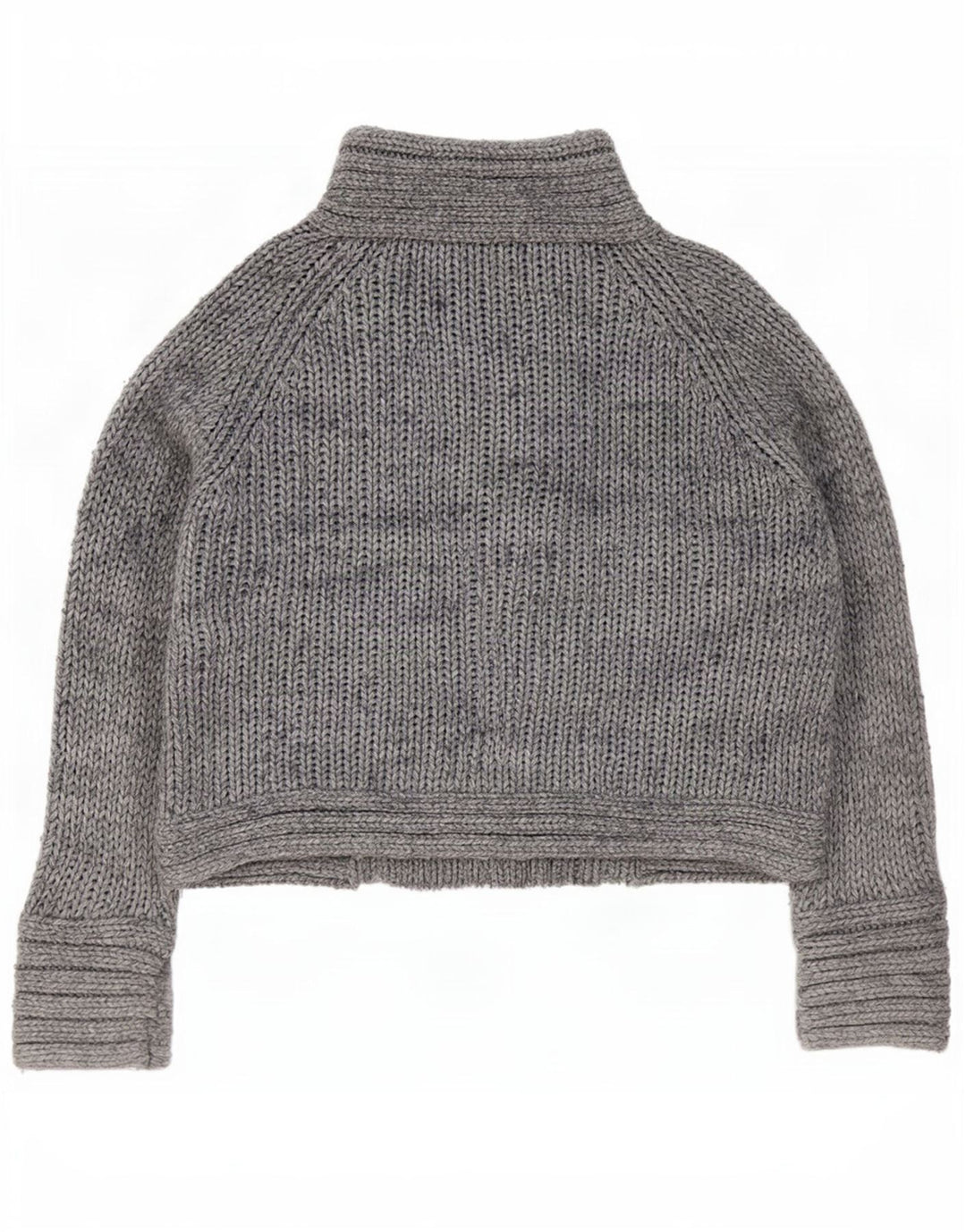 Женский кардиган Zara UK 14, средний серый акрил