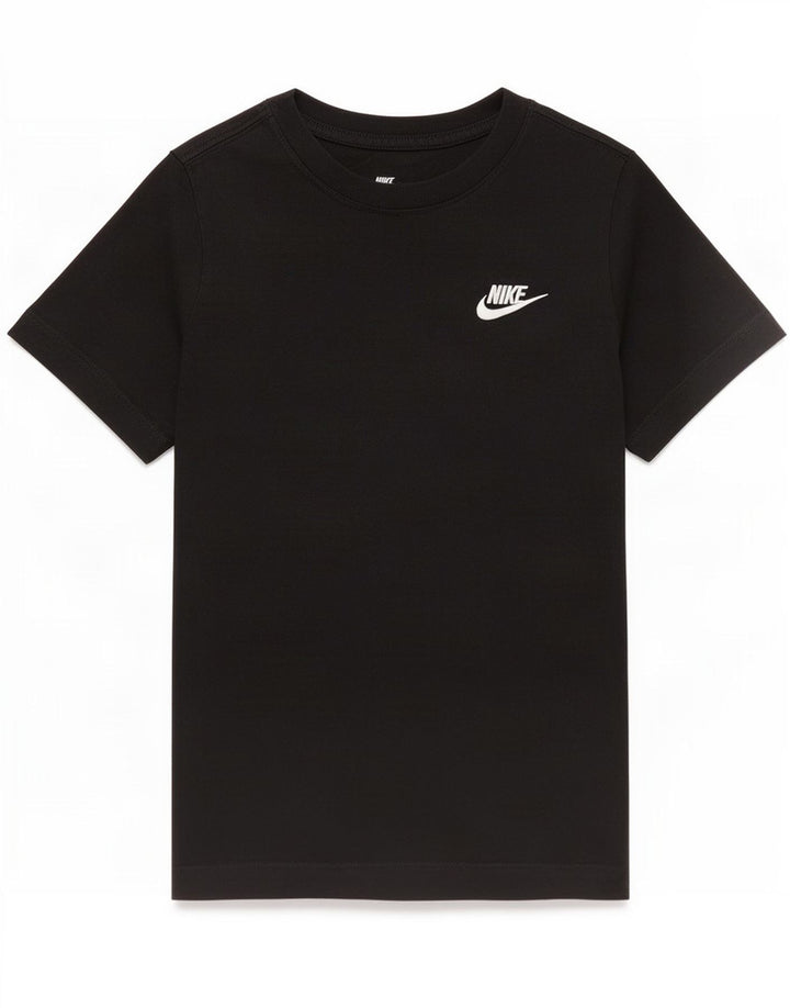 Футболка Nike для мальчиков, топ 10–11 лет, средний черный, хлопок