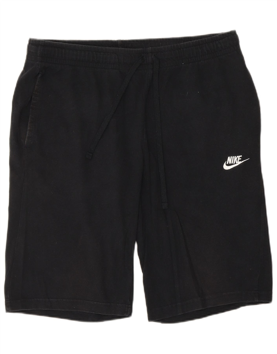 NIKE Mens Sport Shorts Large Black Cotton