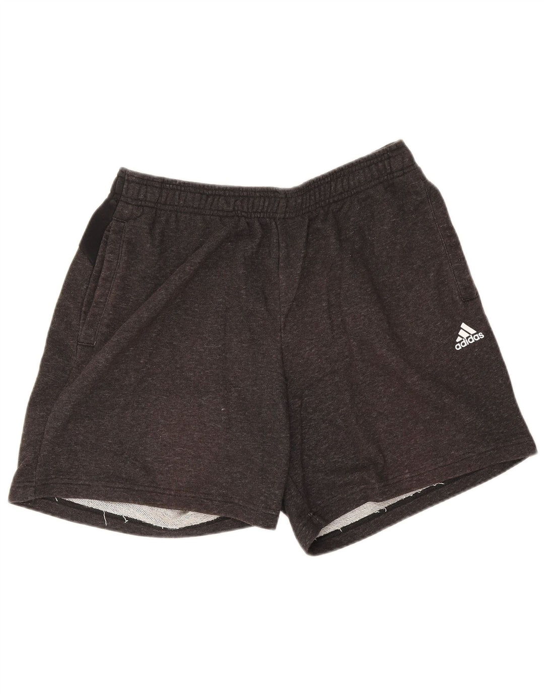 Мужские спортивные шорты Adidas, большие серые, хлопок