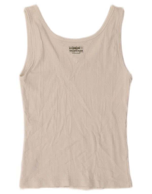 TOMMY HILFIGER Женский жилет UK 18 XL Белый Хлопок