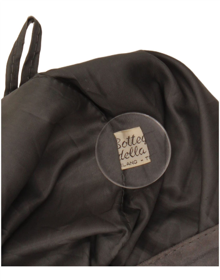 Юбка женская замшевая VINTAGE IT 44 W27 L26 Серая