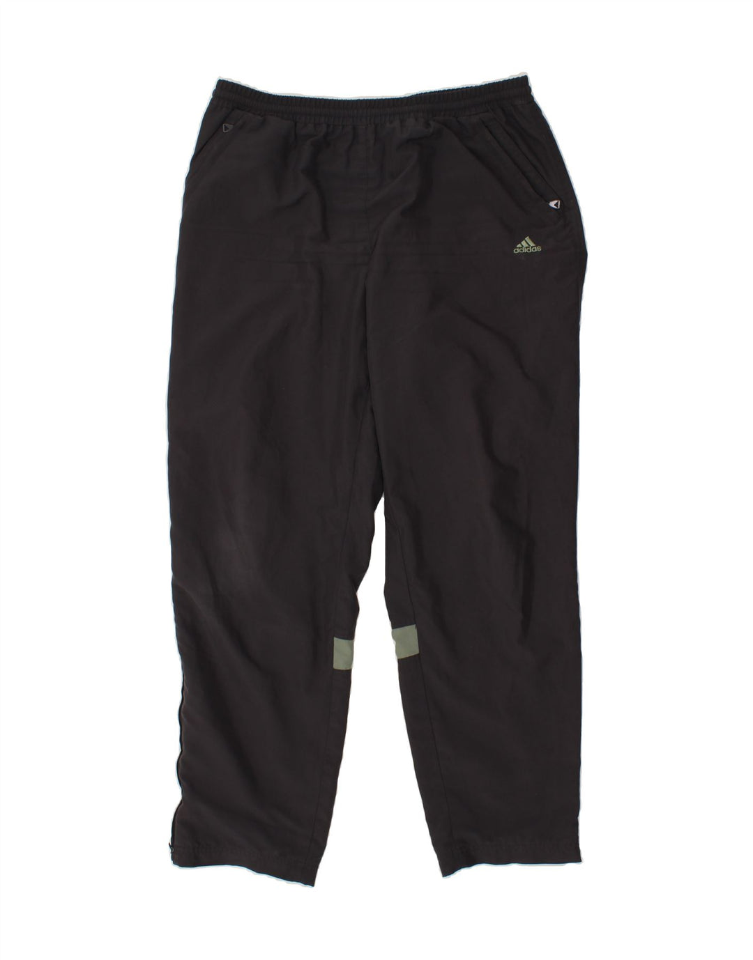 ADIDAS Mens Tracksuit Trousers XL Black Colourblock Polyester Vintage Adidas and Second-Hand Adidas from Messina Hembry 