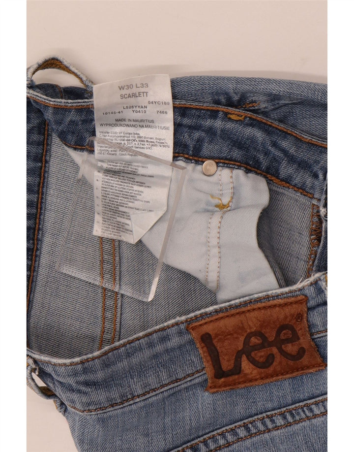 Джинсы Lee Scarlett Slim W30 L30 синие, хлопок