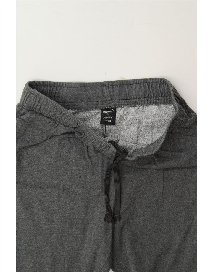 REEBOK Mens Tracksuit Trousers Large  Grey Cotton Vintage Reebok and Second-Hand Reebok from Messina Hembry 