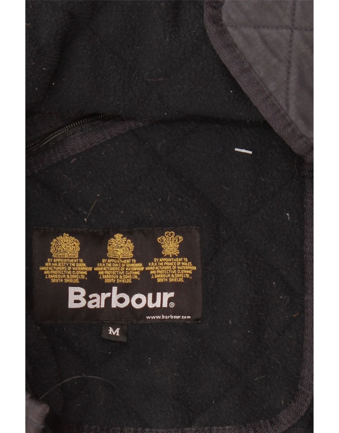 Мужская стеганая куртка Barbour UK 38 средний темно-синий полиэстер