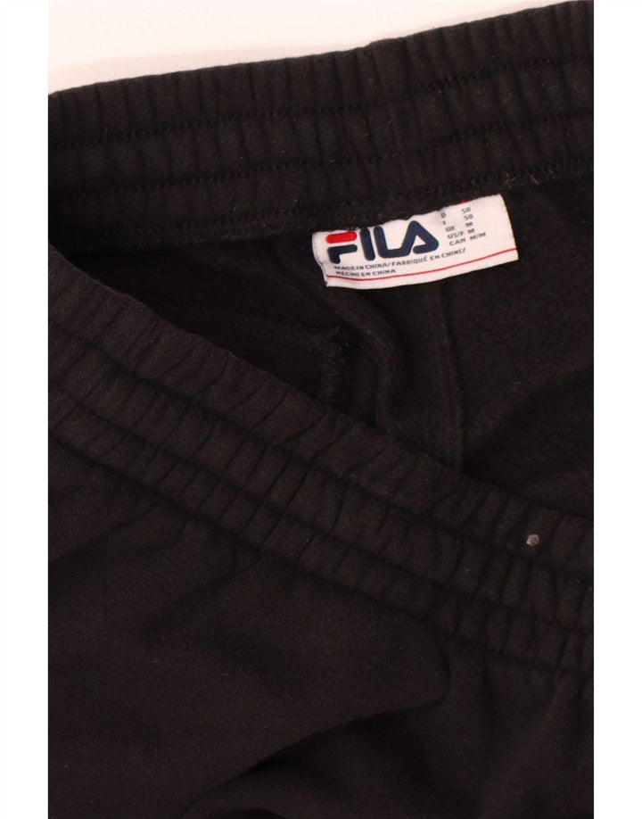 Мужские спортивные брюки Fila, джоггеры, средний черный, хлопок