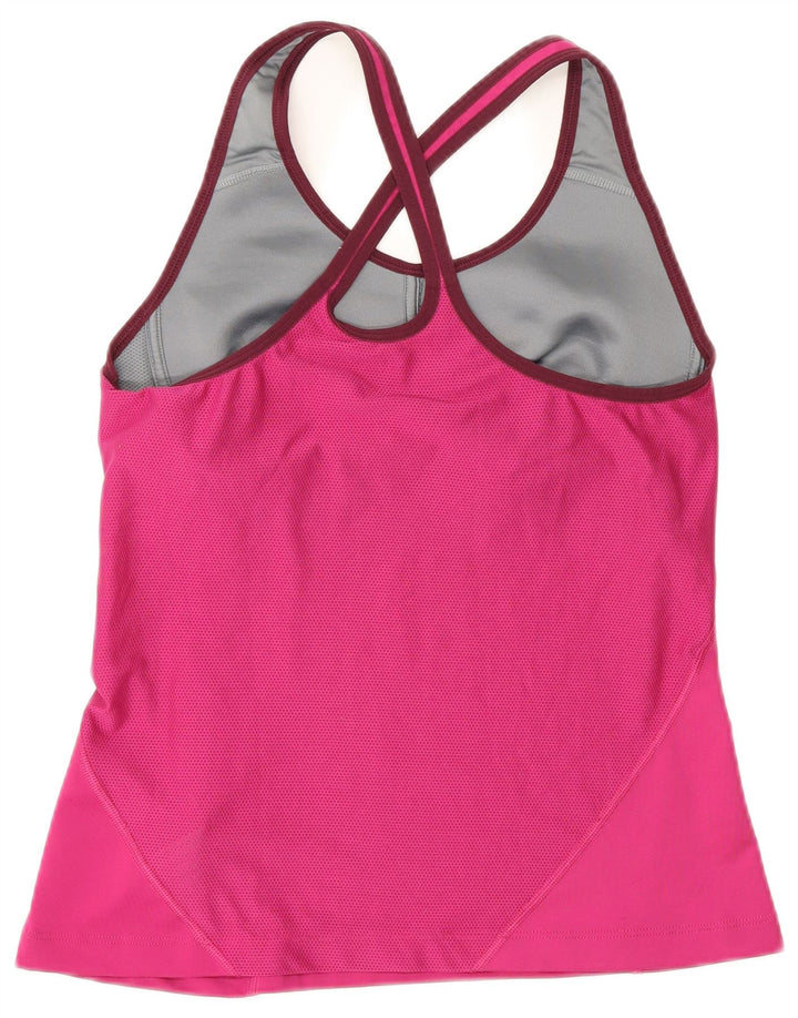 Женский жилет Nike Dri Fit UK 14, большой розовый полиэстер