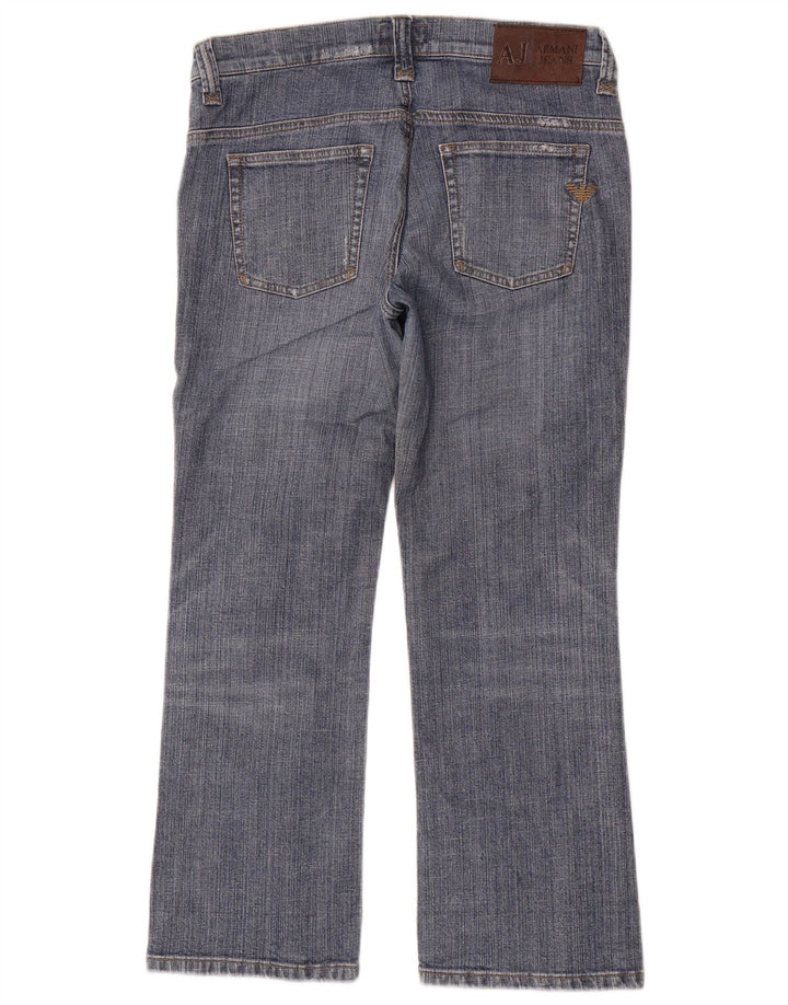 Женские прямые джинсы Armani W28 L26 синие, хлопок