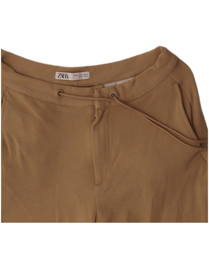 Женские шорты чинос Zara Medium W31 Бежевые из вискозы