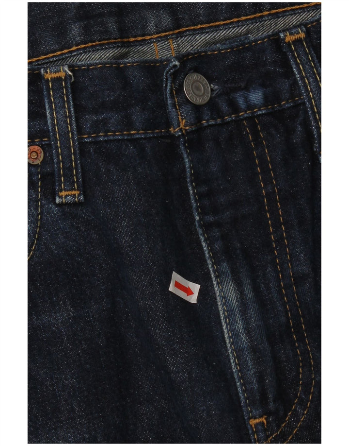 Мужские зауженные джинсы Levi's 502 W32 L32 Темно-синие, хлопок