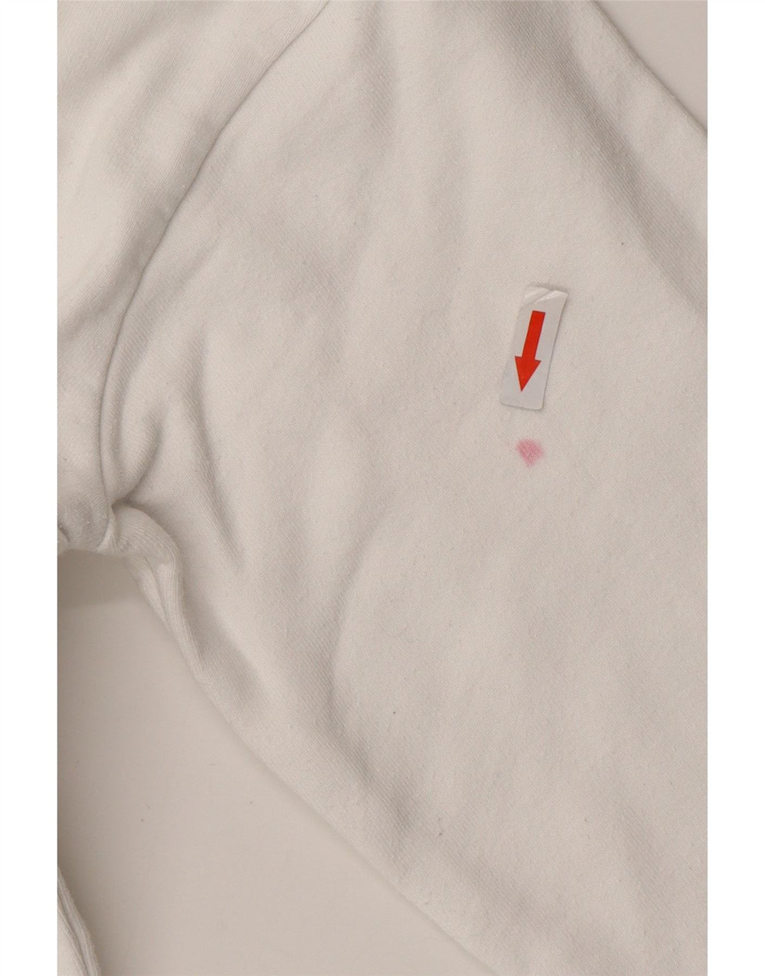 Женский джемпер с капюшоном оверсайз с рисунком LEVI'S UK 6 XS, белый хлопок