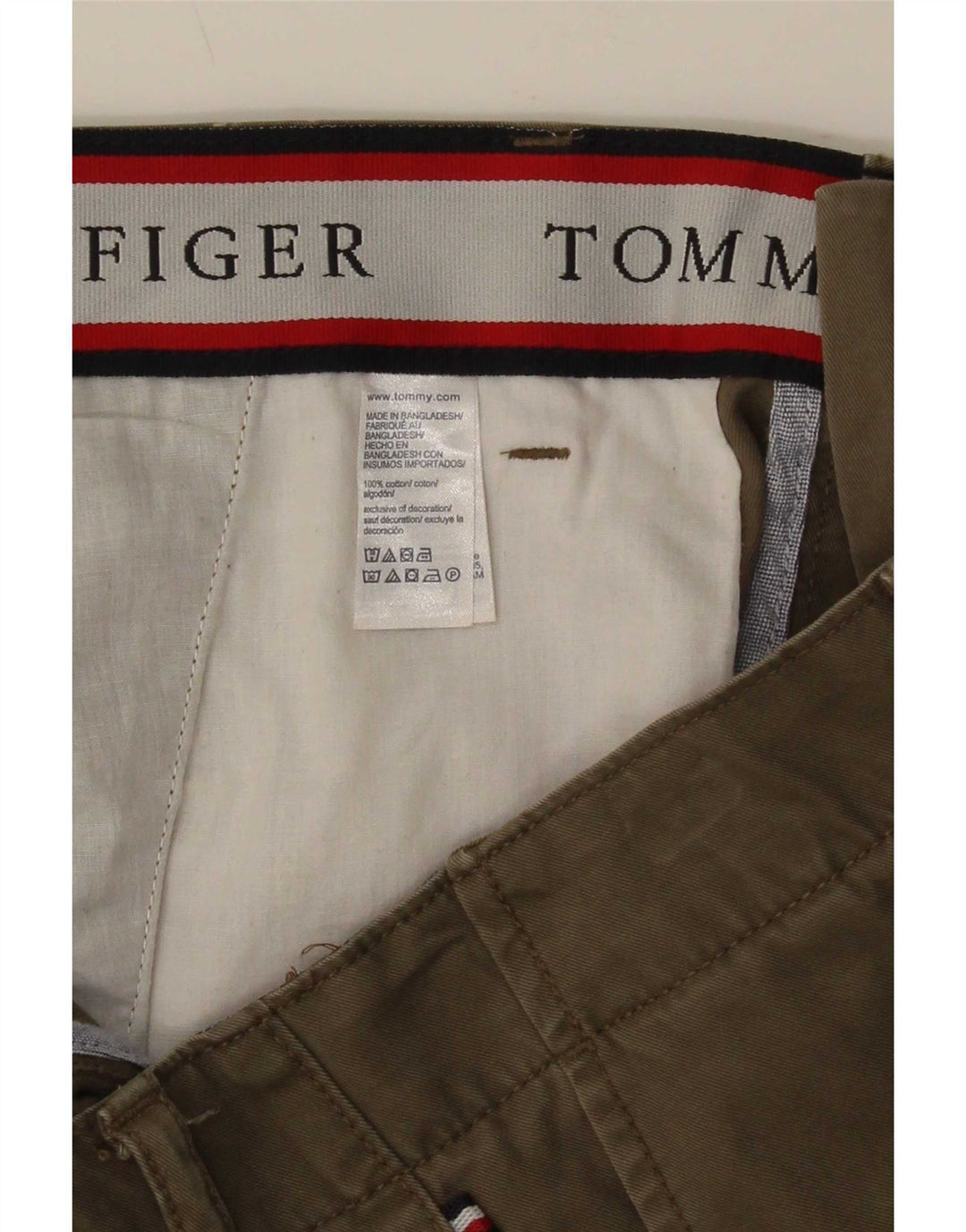 Мужские шорты карго Tommy Hilfiger W36, большие, цвета хаки, хлопок