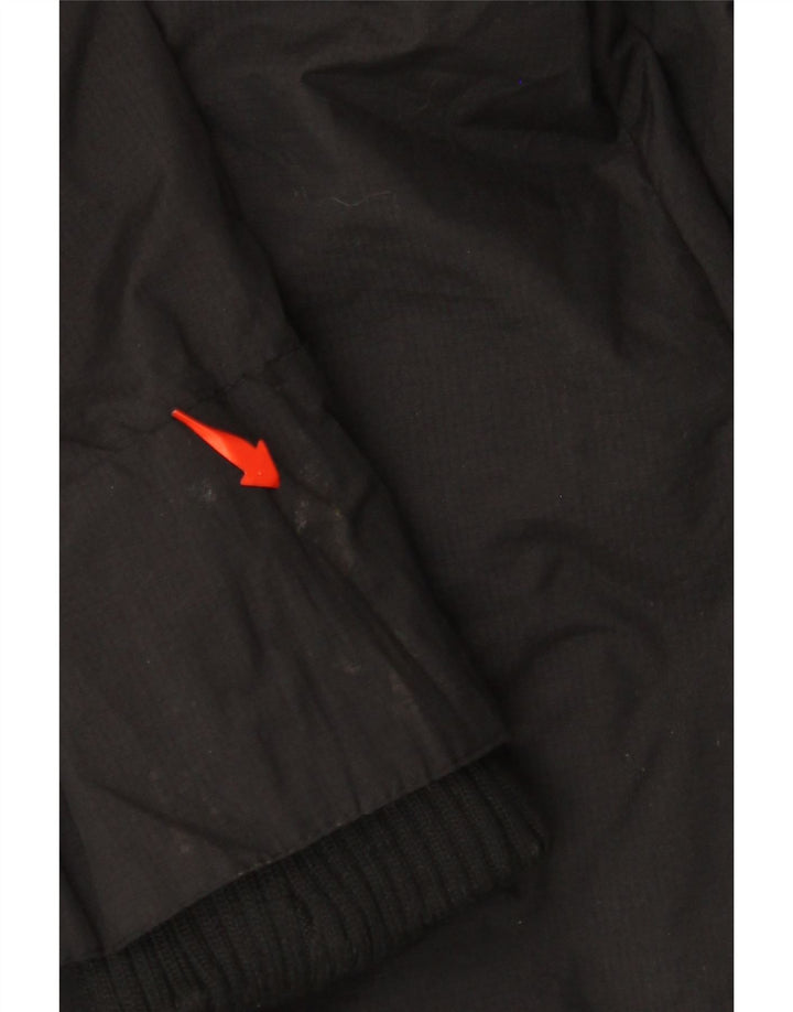 Мужская парка SUPERDRY с капюшоном UK 36, маленькая, черный нейлон