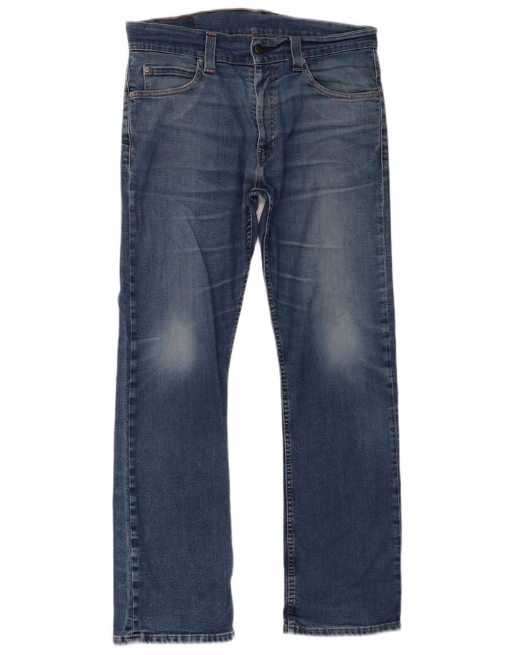 Мужские прямые джинсы Levi's 506 W34 L32 синие, хлопок