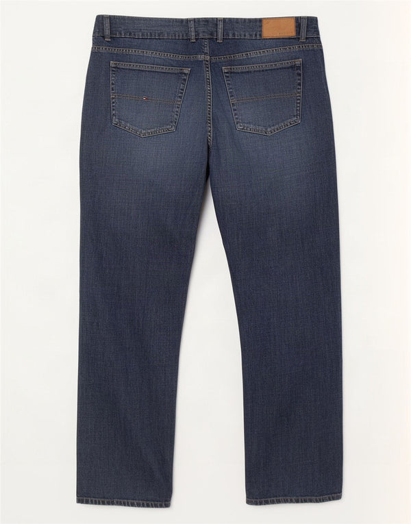 Мужские прямые джинсы Tommy Hilfiger W38 L30 синие, хлопок