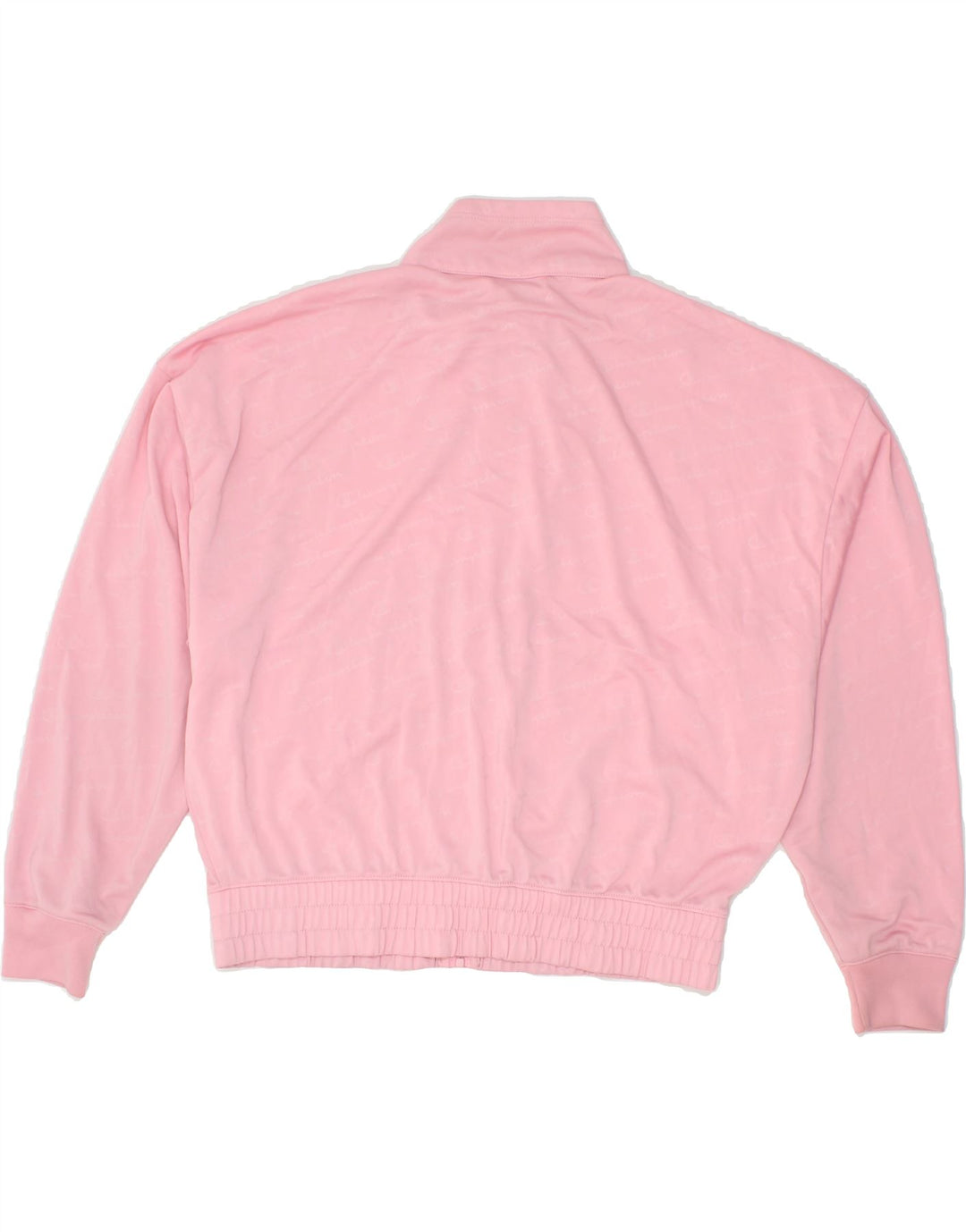 CHAMPION Womens Tracksuit Top Jacket UK 16 Large Pink Polyester Vintage Champion and Second-Hand Champion from Messina Hembry 