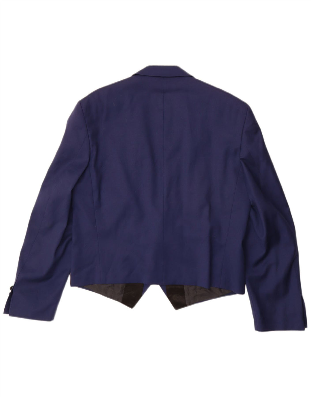 Винтажный мужской пиджак Berlin Blazer UK 38, средний темно-синий с цветными блоками