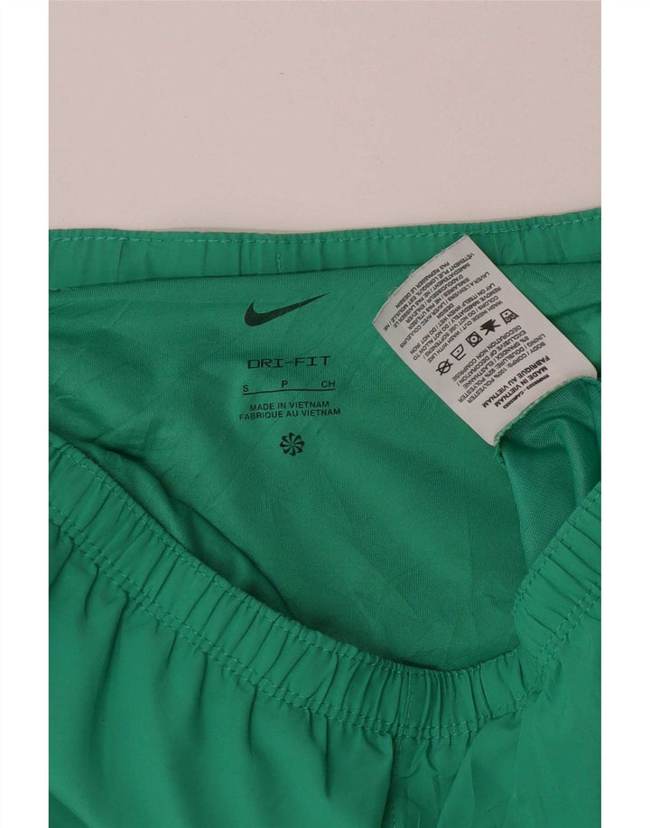 Мужские спортивные шорты Nike Dri Fit из полиэстера, маленькие зеленые полоски