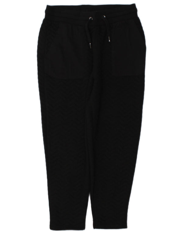 Sweaty Betty Womens Tracksuit Trousers UK 14 Medium Black Chevron