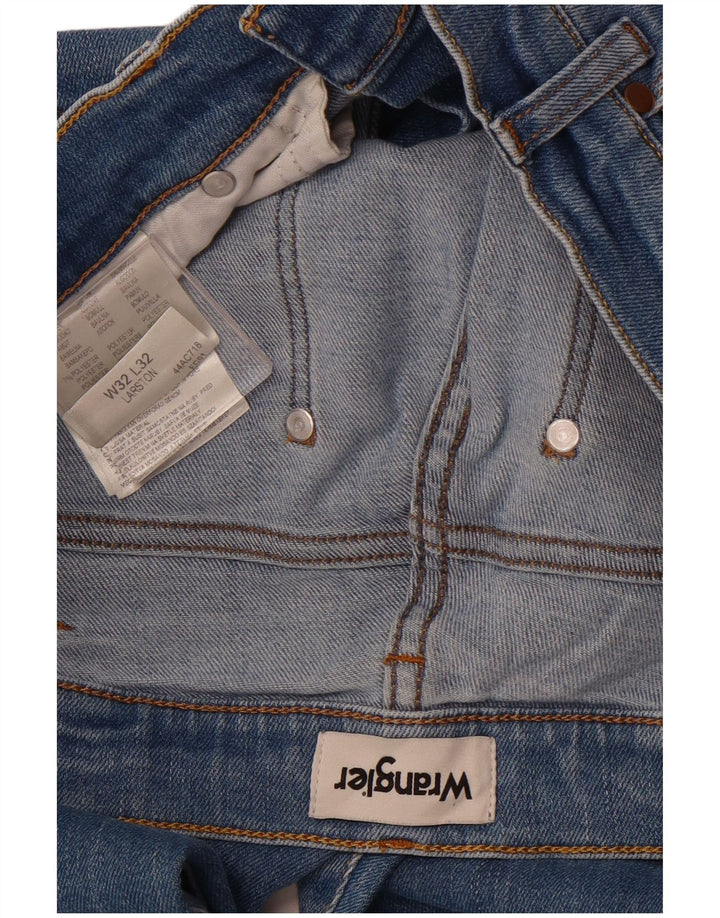 Мужские джинсы WRANGLER Larston Slim W32 L29, синий хлопок