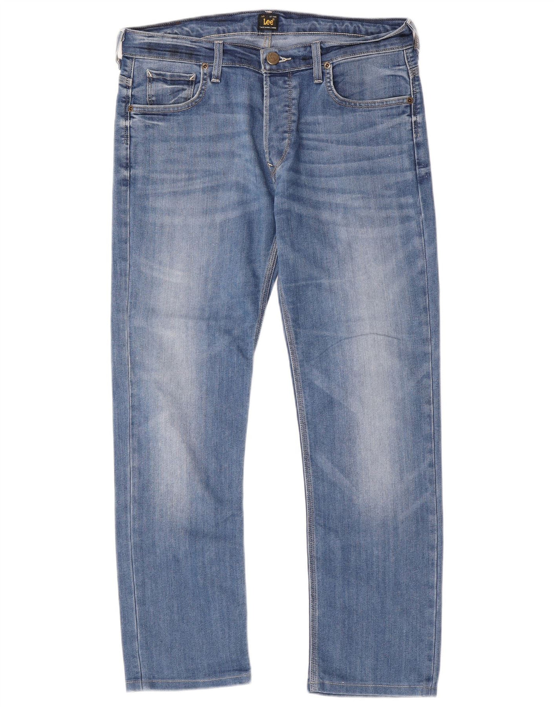 Мужские джинсы Lee Powell Slim W34 L28, синий хлопок