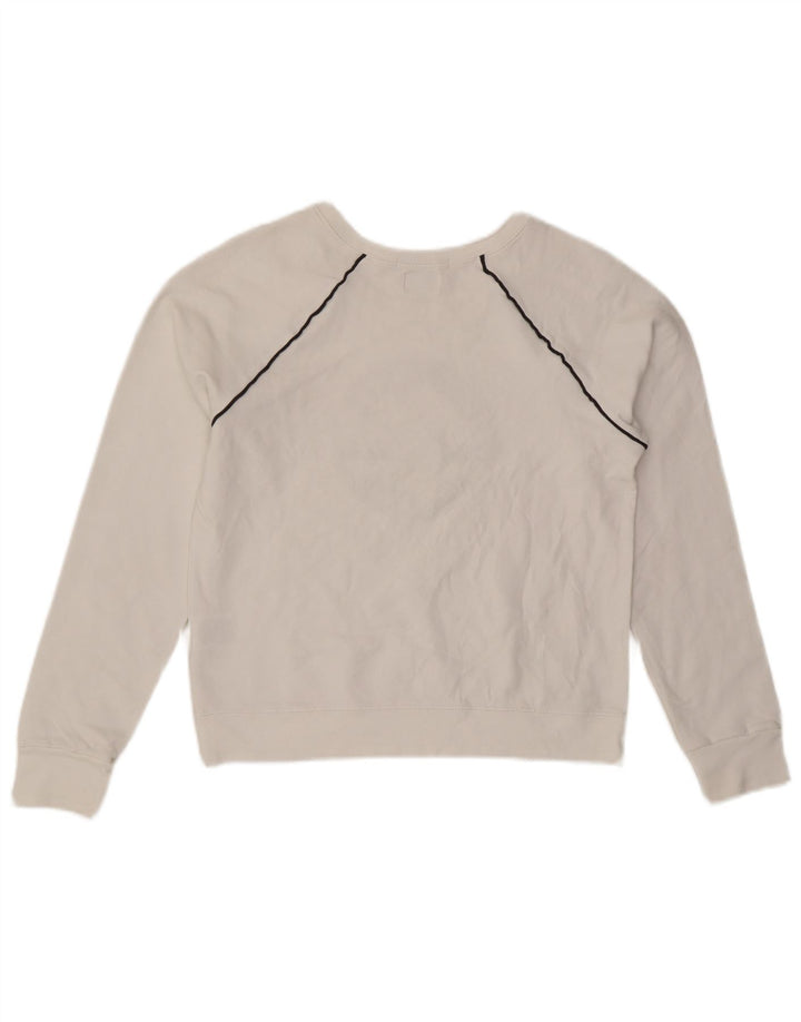 Женский укороченный свитшот CONVERSE Chuck Taylor UK 12, средний белый