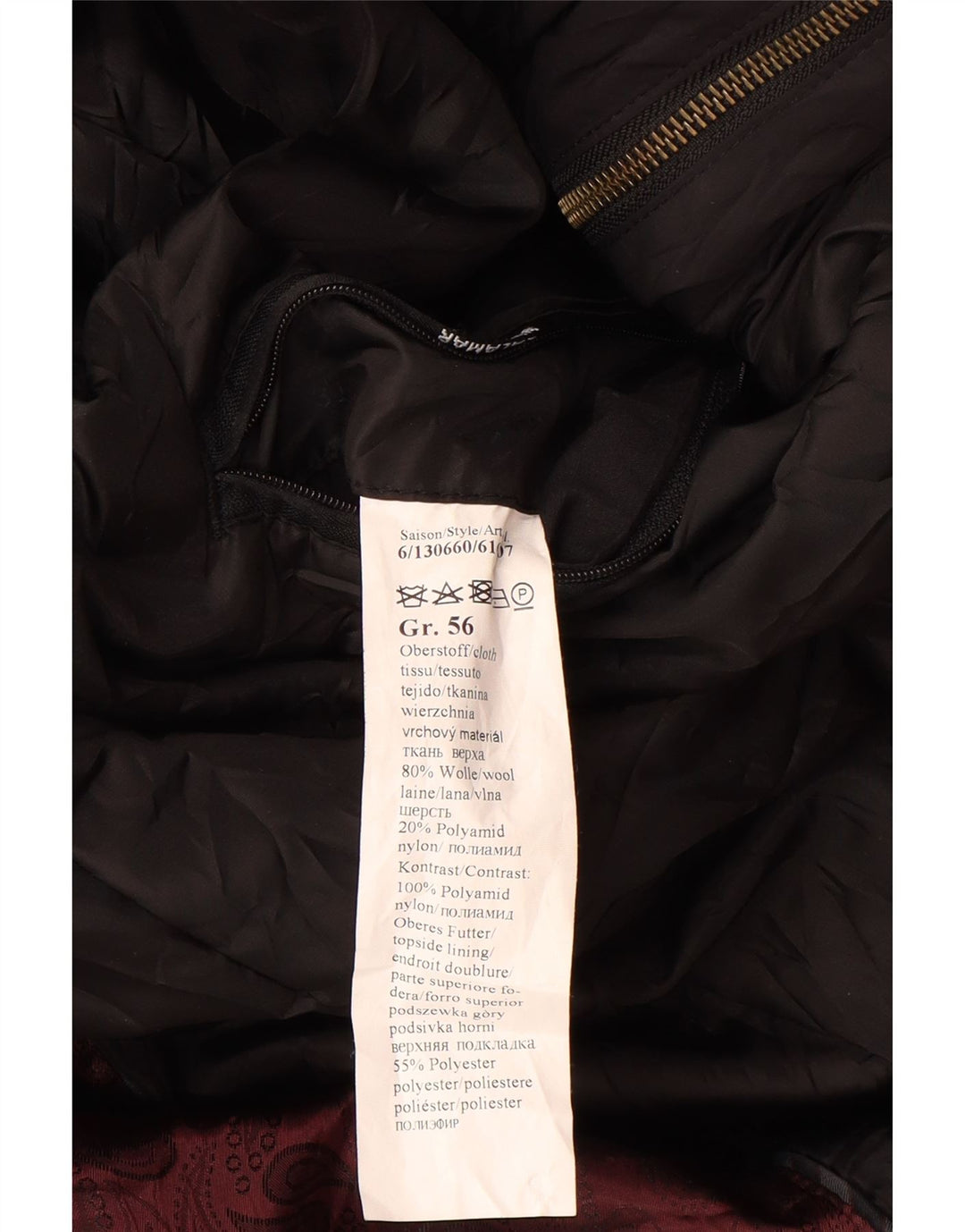 Мужская куртка CALAMAR IT 56 3XL Серая Шерсть