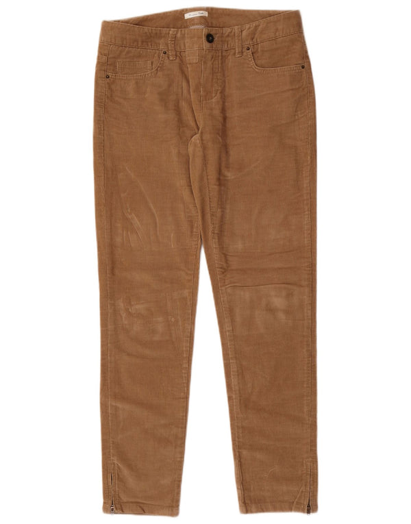 Massimo Dutti Женские узкие вельветовые брюки EU 38 Small W28 L29 Бежевые