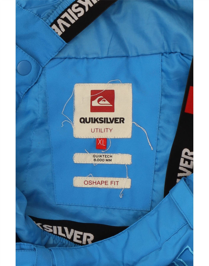 Мужские лыжные брюки с графическим рисунком Quiksilver XL, синие, полиэстер