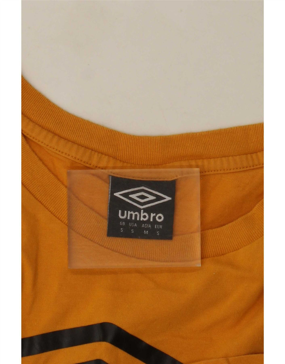 Umbro Мужская футболка с рисунком, маленькая, желтая