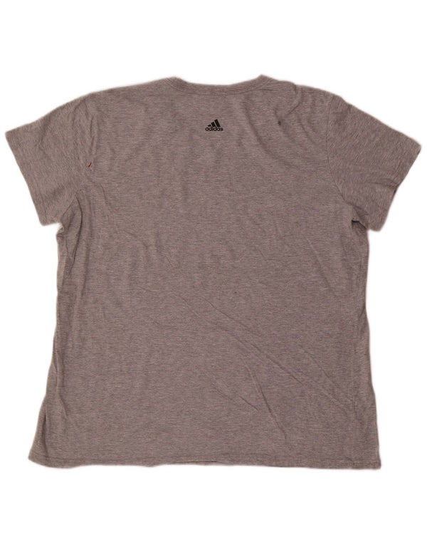 Мужская футболка с рисунком Adidas Top 2XL Серая