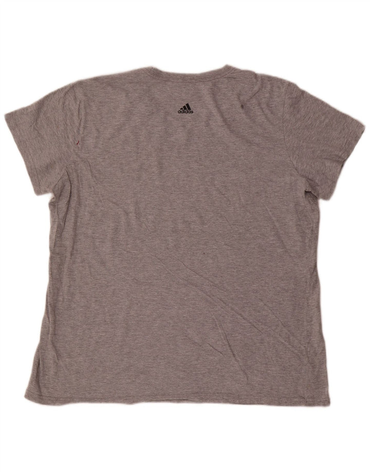 Мужская футболка с рисунком Adidas Top 2XL Серая