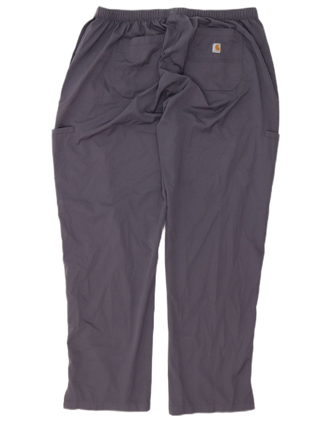 Carhartt Мужские прямые брюки карго для миниатюрных размеров, большие W34 L28, серый полиэстер